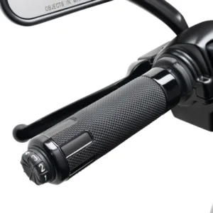 new Black Black Anodized Harley Davidson Switchback Heated Hand Grips