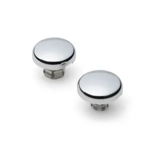 Harley-Davidson Front Axle Nut Covers - Chrome