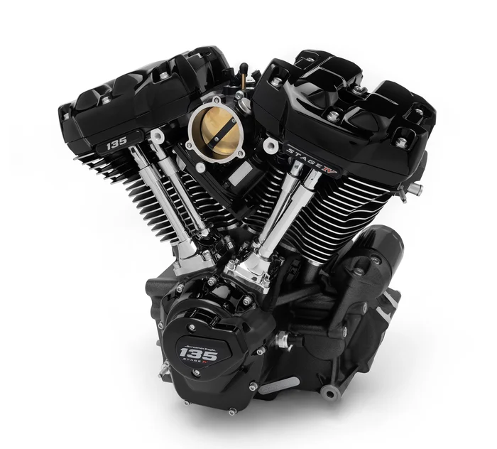 Screamin' Eagle 135CI Stage IV Performance Crate Engine - Black Granite & Gross Black