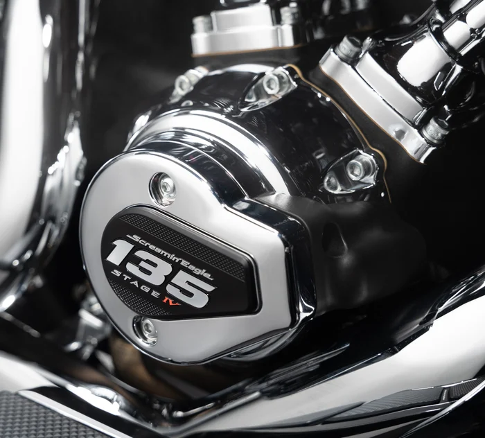 Harley Davison Screamin' Eagle Timer Cover Medallion – Stage IV 135CI