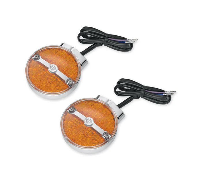 Harley Davidson Bar & Shield Front LED Turn Signals