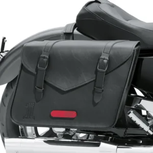 Harley Davidson Black Standard Line Large Throw-Over Saddlebags