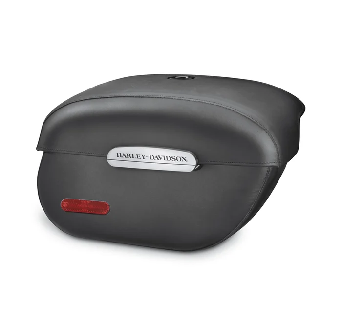 Harley Davidson Rigid Locking Leather Saddlebags - Image 3