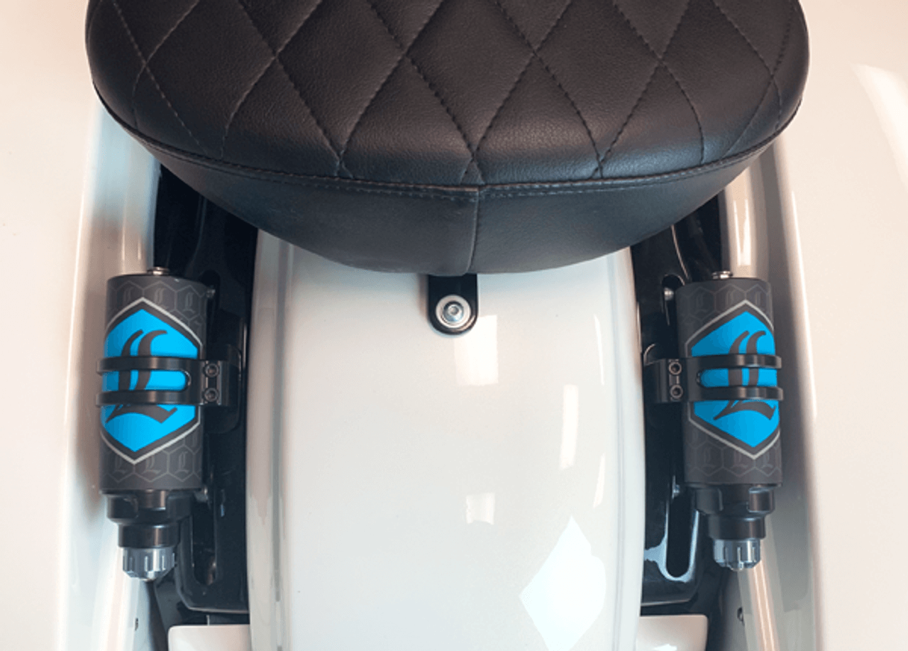 Legend Revo Arc Remote Reservoir External Mounting Brackets for Harley Davidson FLH Touring '14-Up