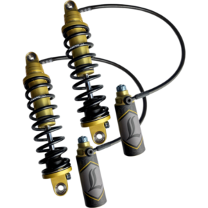 Legend Suspension Standard REVO ARC Remote Reservoir FL Coil Suspension 13" for '14-Up Harley Davidson Touring Models - Gold