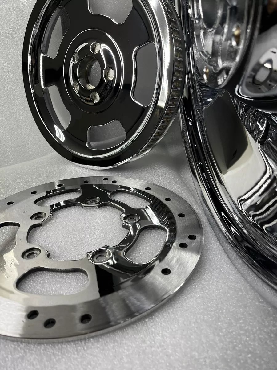 Rims for V-ROD Vrsca 2005 in Chrome 18 rear 19 front - Image 8