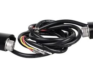 LED Rear Turn Signals Lights Bracket With 3 Color Lens Compatible With  Harley Davidson softtail slim and fits other models as well