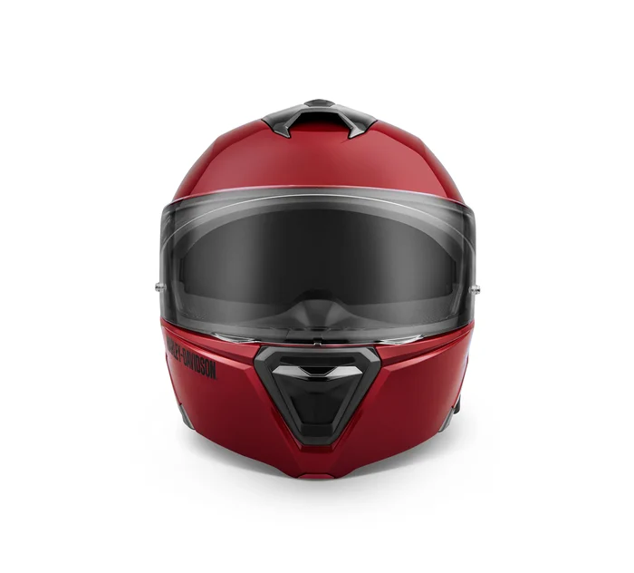 Capstone Sun Shield-II-H31 Modular Helmet - Billiard Red color