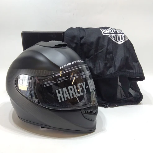 NEW Harley Brawler Carbon Fiber X09 Full Face Shield Helmet X-Small 98130-21VX