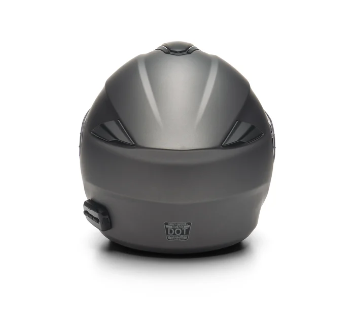 Harley-Davidson Outrush R Modular Bluetooth Helmet - matte silver - back