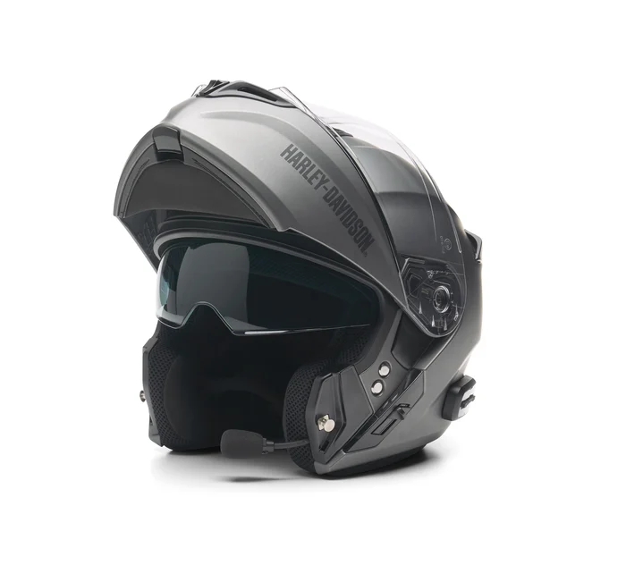 Harley-Davidson Outrush R Modular Bluetooth Helmet - matte silver