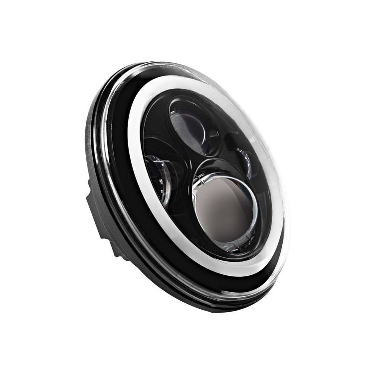 LED 7" Halomaker Headlight And 4 1/2" Passing Lamps Kit For Harley 1994-2025 - Image 2