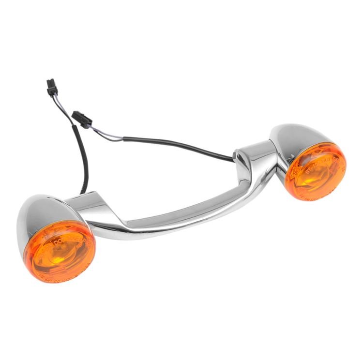 Drag Specialties Bullet-Style Rear Turn Signal Kit For Harley 1999-2025