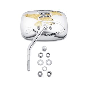 Harley-Davidson Live to Ride One-Piece Short Sterm Mirror - Left Side - 91866-90T