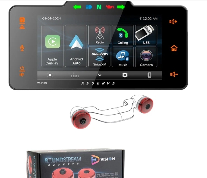 SoundStream WHDSG – Plug & Play Head Unit for 1998-2013 Harley-Davidson® Street Glide  - Image 5