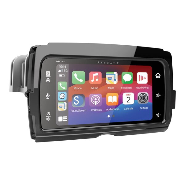 WHD14+ Plug-n-Play Upgrade Headunit w/Wireless Apple CarPlay & Android Auto - WHD-14+ for 2014-2025 Harley-Davidson Touring and Trike Motorcycles 