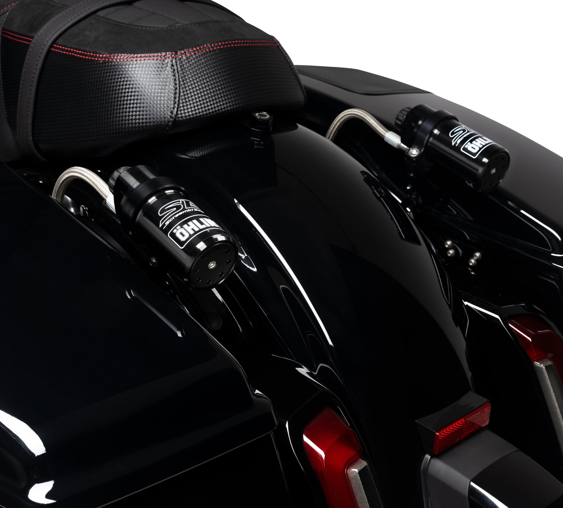 Screamin' Eagle/Öhlins Remote Reservoir Rear Shocks