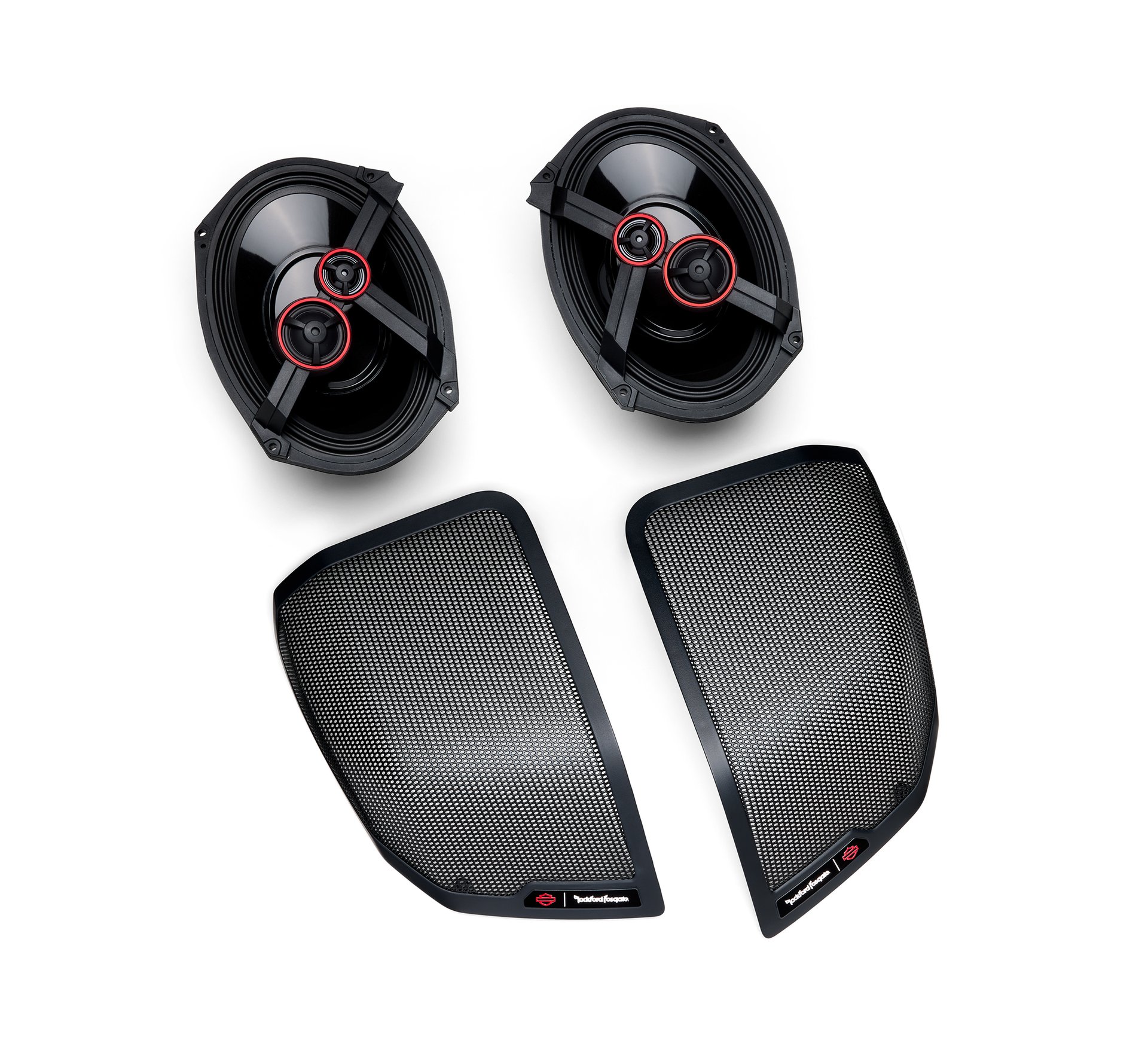Harley-Davidson Audio powered by Rockford Fosgate – Stage III Saddlebag Speakers