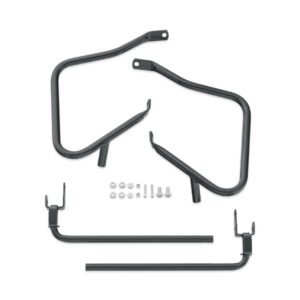 Rear Saddlebag Guards - Gloss Black for Harley-Davidson | P/N: 90200788
