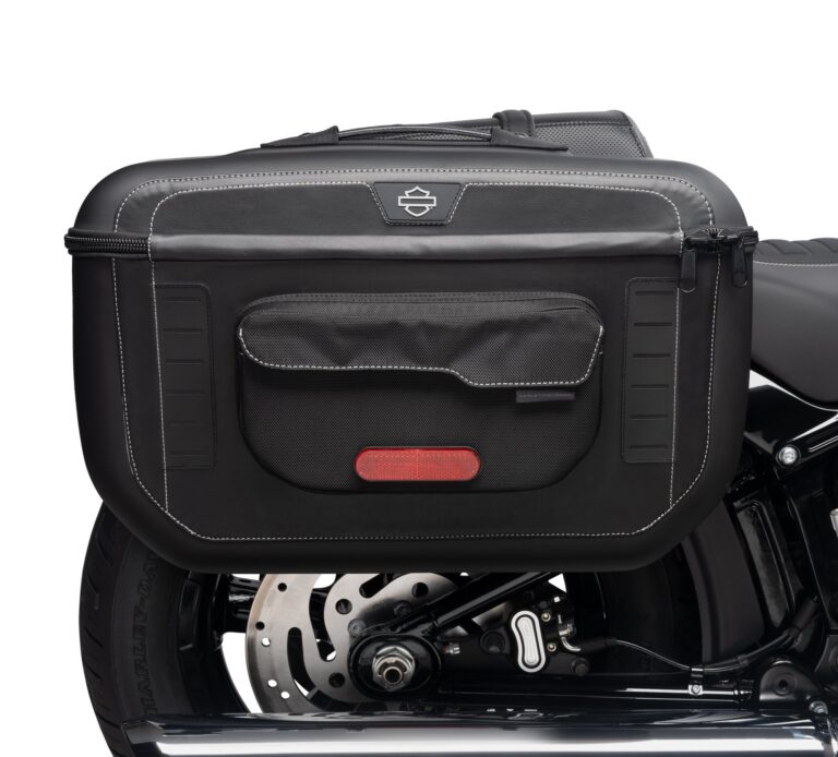 Defender Quick-Release Saddlebags for Harley-Davidson