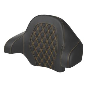 Saddlemen RoadSofa LS Lattice Stitch Tour Pack Backrest Pad For Harley Touring 2014-2026