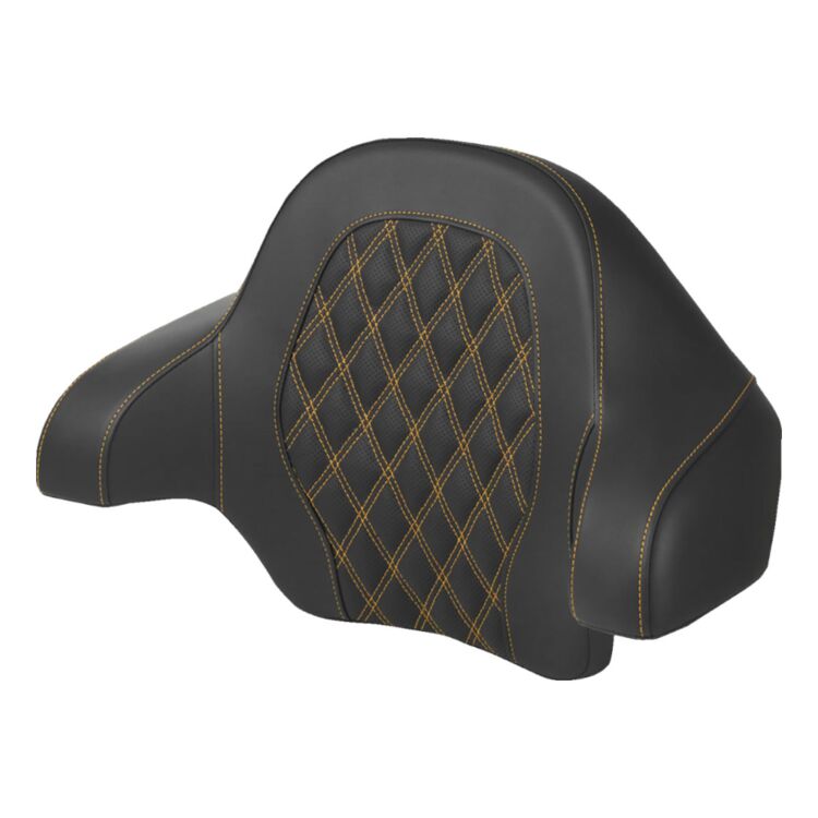 Saddlemen RoadSofa LS Lattice Stitch Tour Pack Backrest Pad For Harley Touring 2014-2026