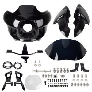 FXR FXRT FXRP FXRD Club Style Upper Lower Fairings For Harley Dyna Street Bob Low Rider S Wide Glide Sports Glide 2006-2017